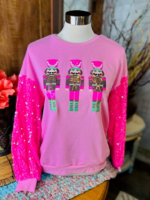 Nutcracker Sequin Sweatshirt