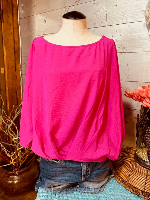 Hot Pink Airflow Top