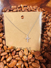 Load image into Gallery viewer, Rhinestone Cross Pendant Necklace
