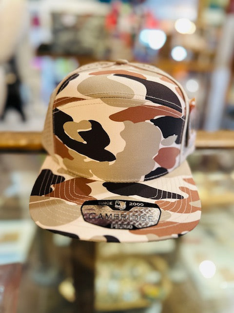 Cambridge Camo Camper Snapback Hat