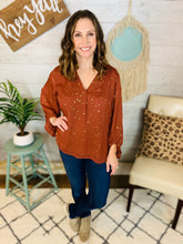 Load image into Gallery viewer, Bronze Star LS Blouse
