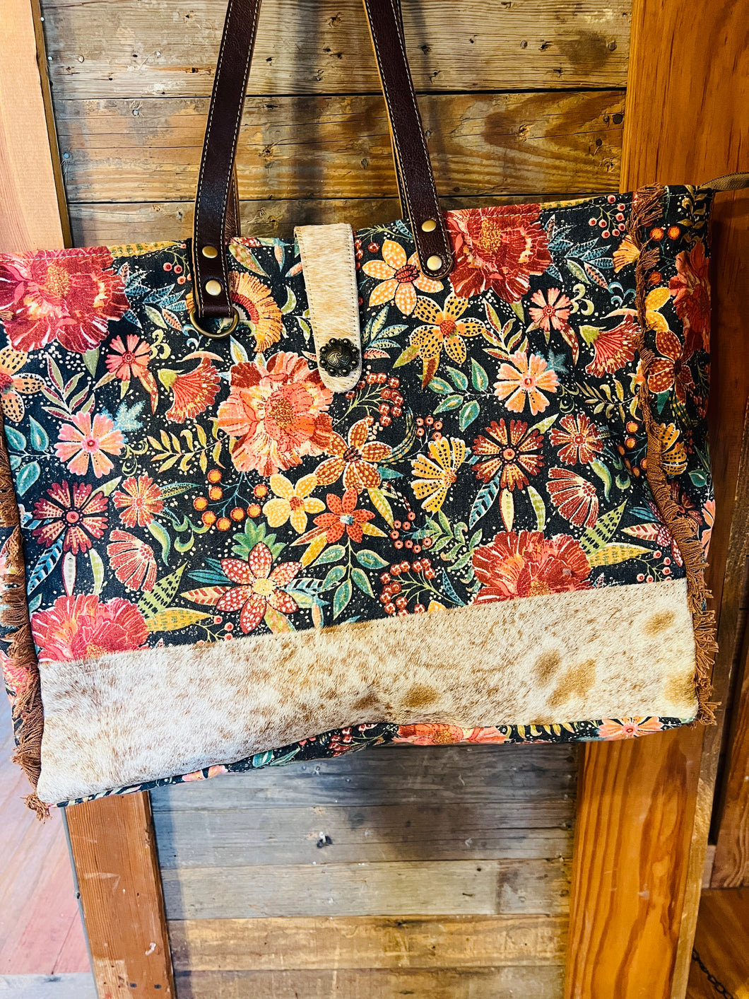 Starlit Floral Weekender Bag